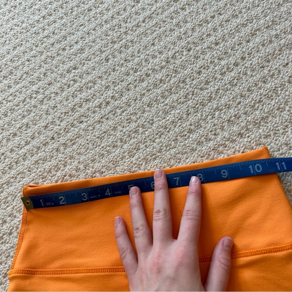 Becca Orange Biker Shorts - Picture 4 of 7